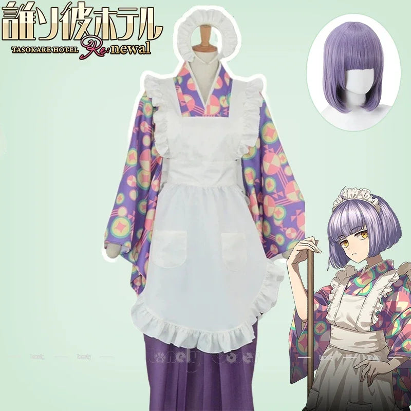 Neko Tsukahara Full Cosplay Costume – Complete Tasokare Hotel Outfit & Wig